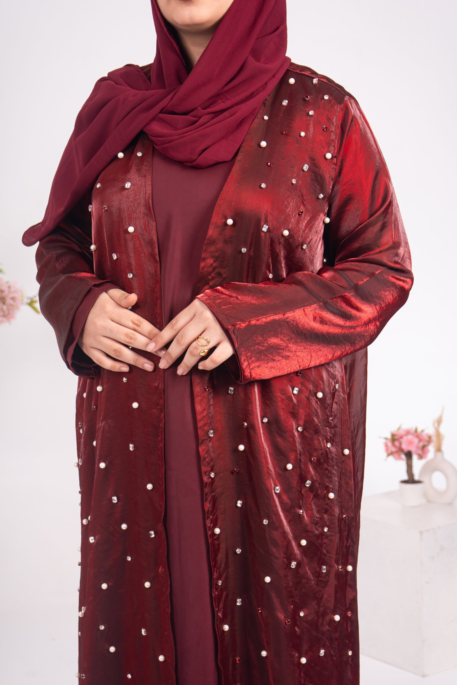 Durr-e-Noor Maroon - Image 2