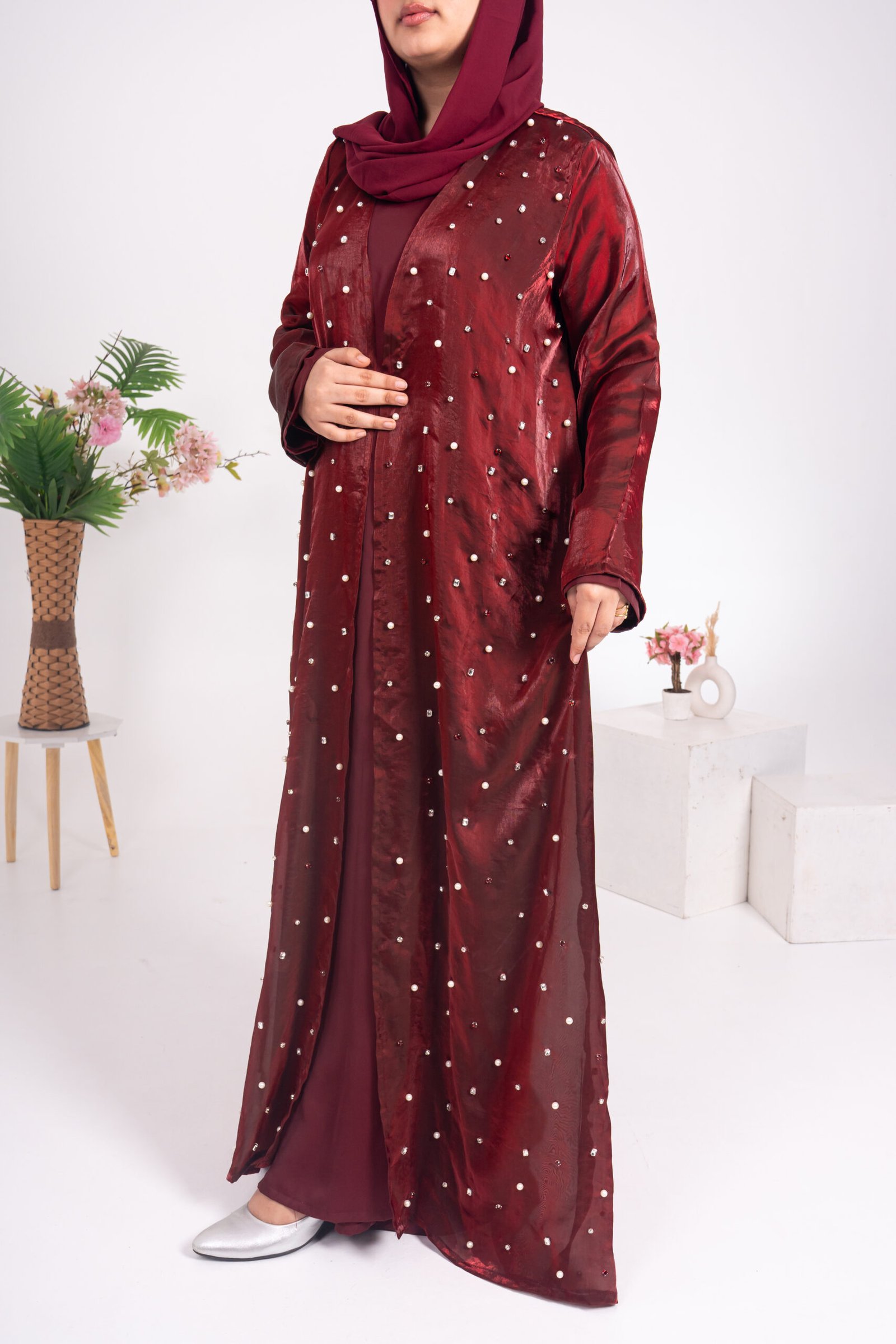 Durr-e-Noor Maroon - Image 6