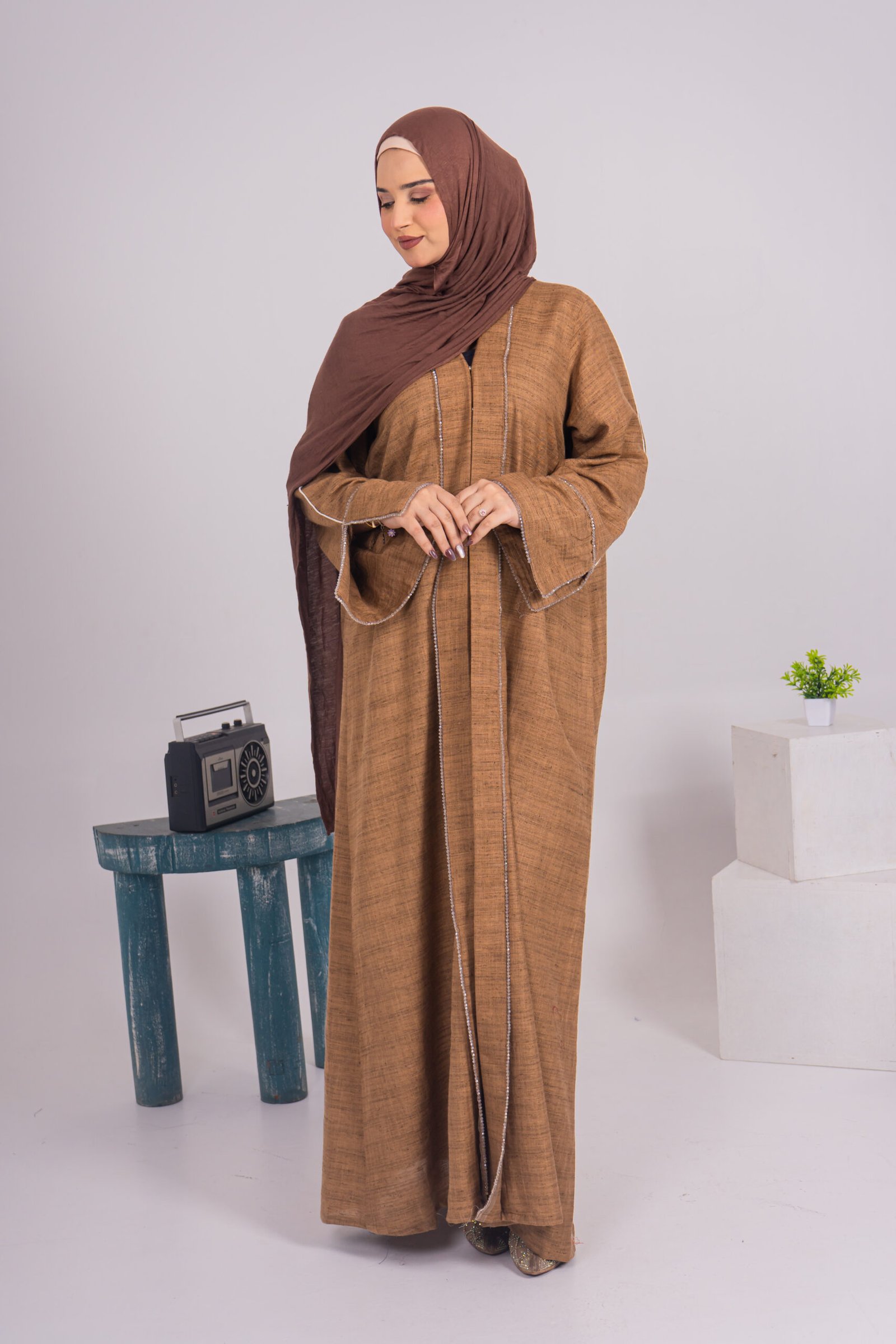 Bejewelled Denim Series 2 Khaki