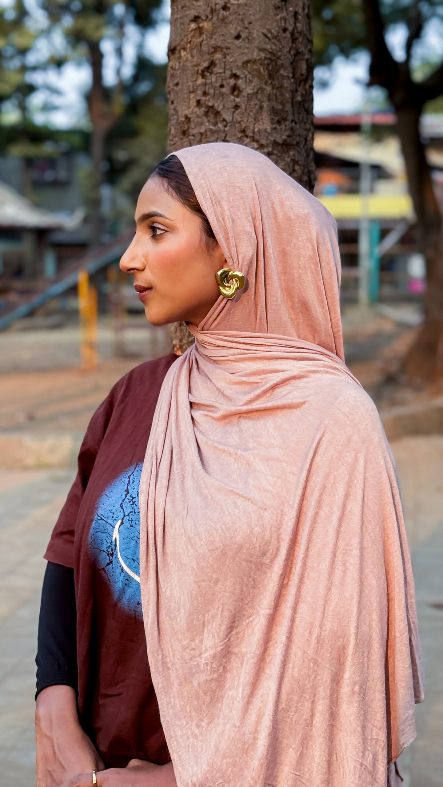 PREMIUM JERSEY HIJABS ALMOND