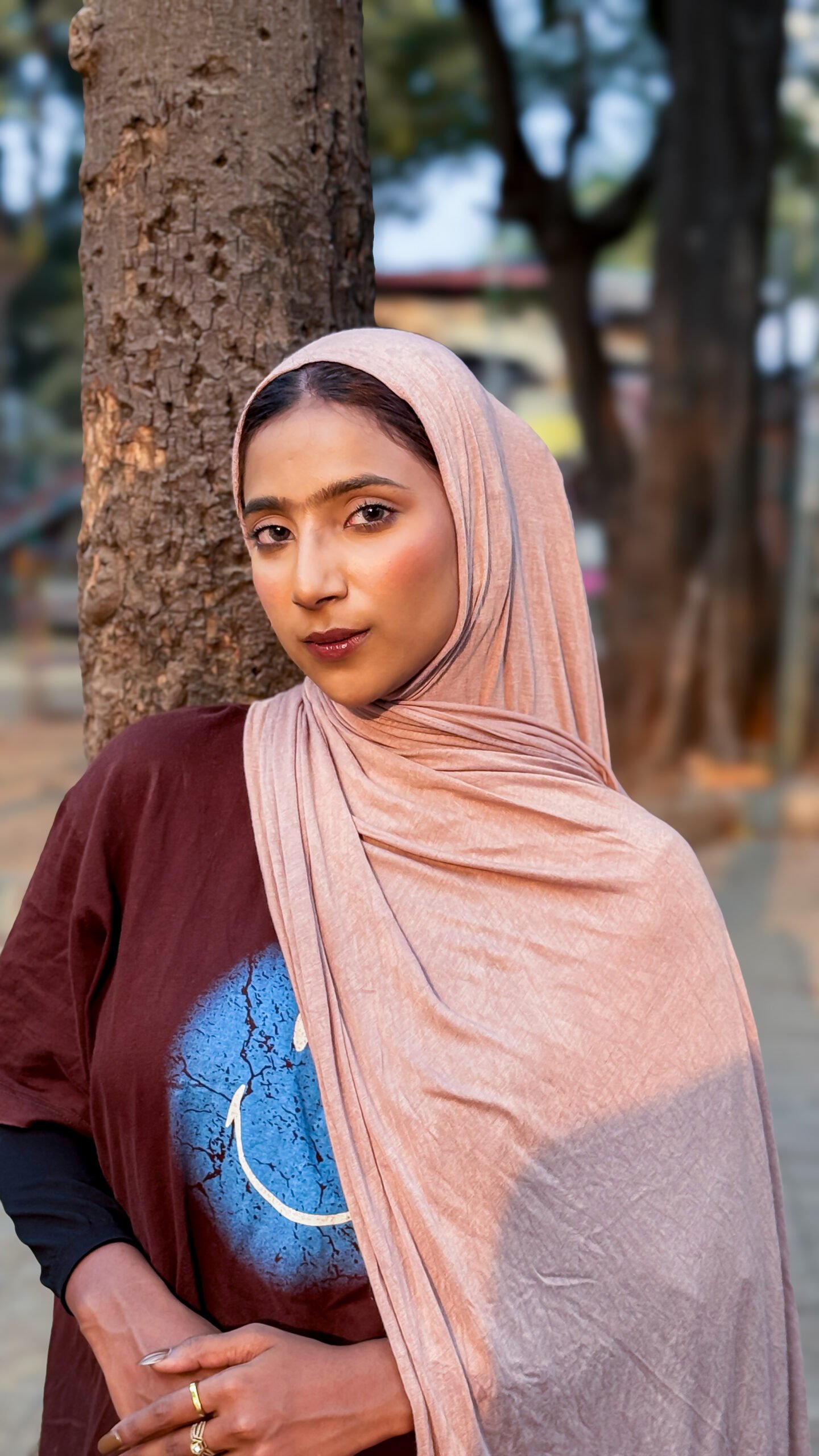 PREMIUM JERSEY HIJABS ALMOND - Image 2