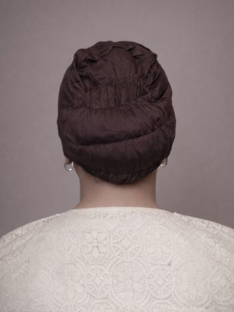 Hijab Cap Deep mahogany brown