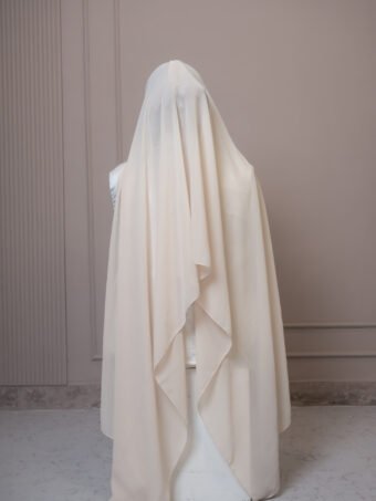 Premium Chiffon Hijab |  Beige Cream