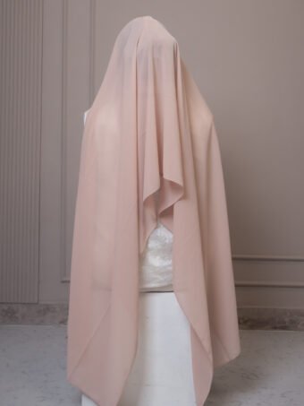 Premium Chiffon Hijab | Soft Peach