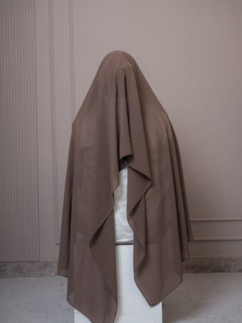 Premium Chiffon Hijab | Coffee