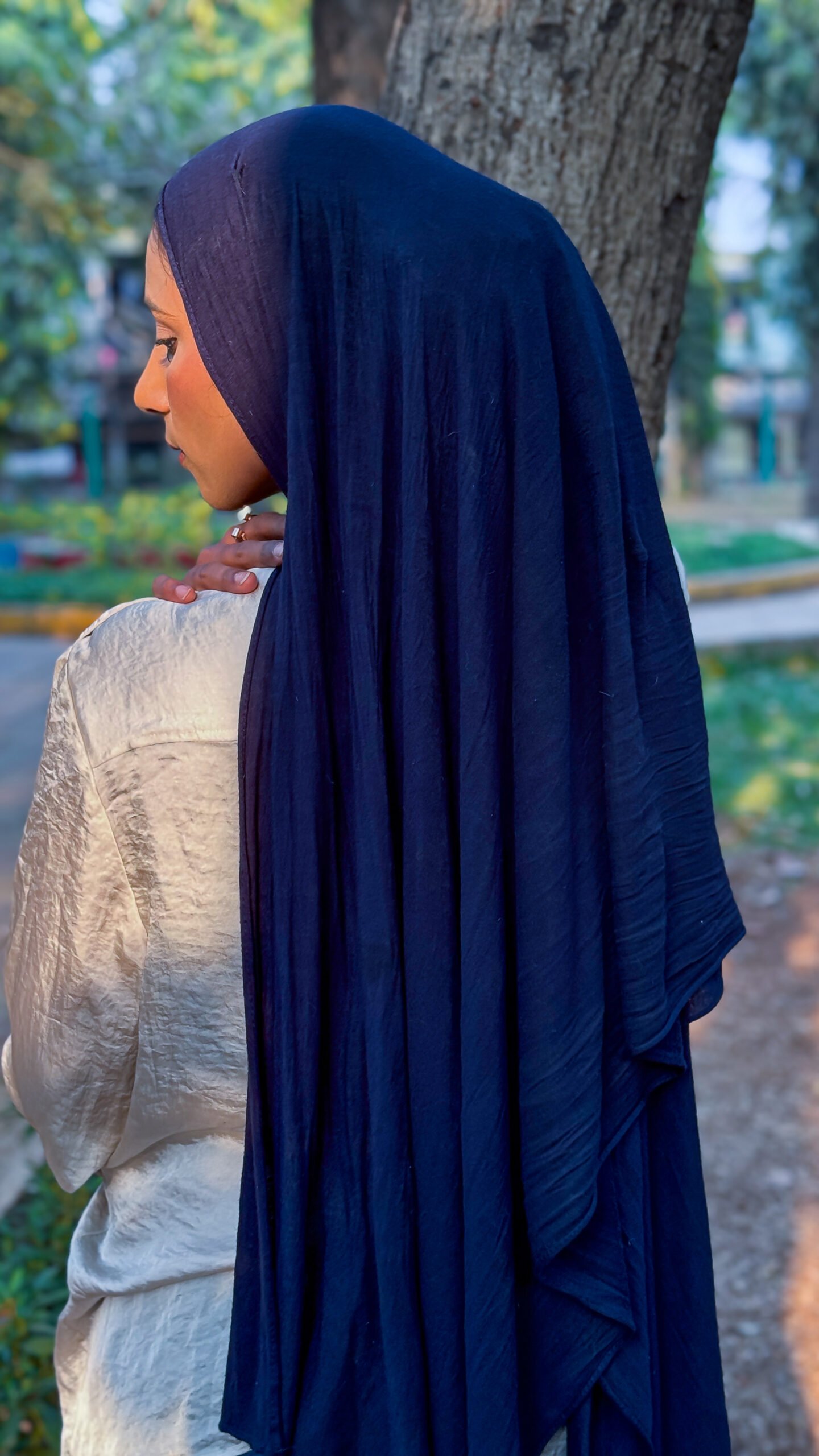 PREMIUM JERSEY HIJABS Navy blue